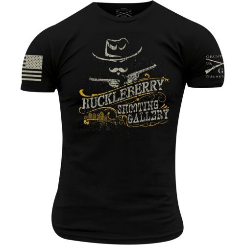 Grunt Style Huckleberry Shooting Gallery T-Shirt - Black