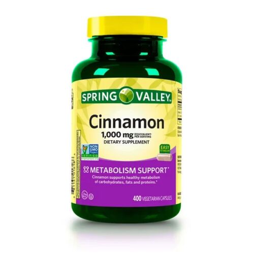 Spring Valley Cinnamon Dietary Supplement, 1000 mg, 400 Count